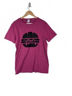 Floyd's Burgers Unique Graphic T-Shirt by Gildan Softstyle Ring Spun Size M